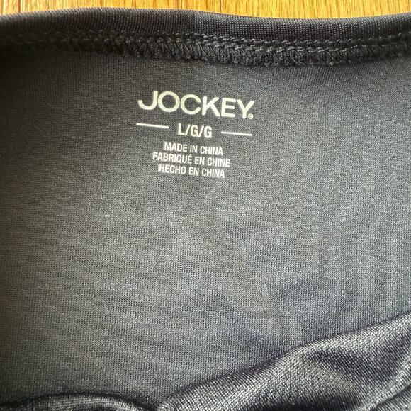 Jockey Women's Full Zip Convertible Jacket Vest Black Size L Athleisure Workout - Picture 12 of 13
